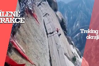 Jeden špatný krok a padáte do propasti! 700 let stará římsa je pro odvážlivce | Šílené atrakce